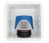 strawa Rohrbelüfterstation ventilair 100 LIM BxHxT: 204 x 204 x 130 mm mit Abu ventilair Rohrbelüfter passend für DN 100/80/70, im Wandzarge mit Abdeckung Limodor