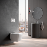 TECEloop WC-Betätigungsplatte Kunststoff für Zweimengentechnik