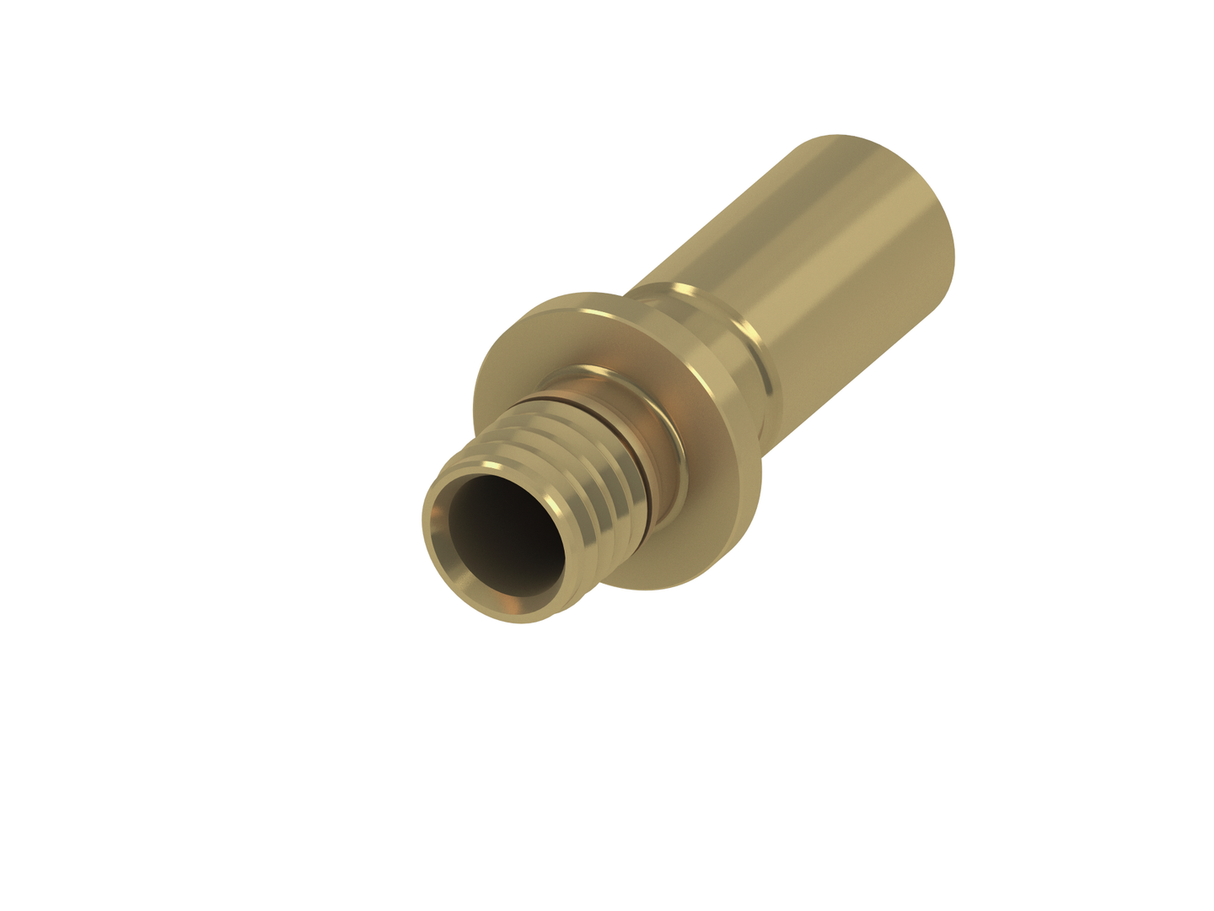TECEflex Presslötanschluss aus Siliziumbronze für Übergang auf TECEflex Pressfittings