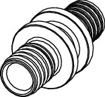 TECEflex Kupplung, Siliziumbronze