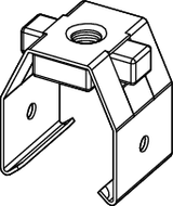 TECEprofil Befestigungsklammer zur Aufnahme einer Gewindestange, verzinkter Stahl