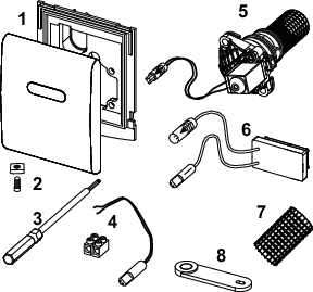 TECEplanus Urinal-Elektronik 12 V-Netz
