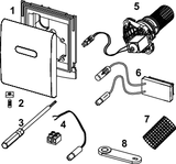 TECEplanus Urinal-Elektronik 12 V-Netz