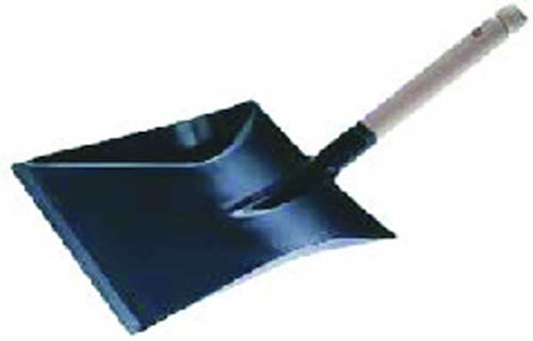 Kehrschaufel aus Metall schwarz