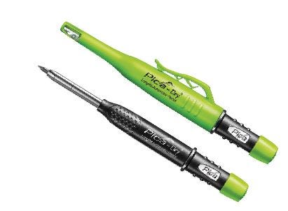 PICA-DRY Tiefenlochmarker, nachfüllbar inkl schwarzer Mine + Spitzer im Schoner