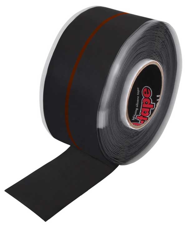 Reparatur- u. Dichtband ResQ-Tape schwarz, bis 12 bar, 90-260 Grad Celcius