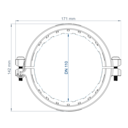 POLO-KAL NG Auszugsichere Verbindung DN 110