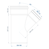 POLO-KAL NG Abzweig DN 160/110/45