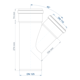 POLO-KAL NG Abzweig DN 125/110/45