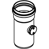 POLO-KAL NG Reinigungsrohr mit Schraubdeckel, drehdicht bis 0,5 bar, Polypropylen (PP), gerade Form
