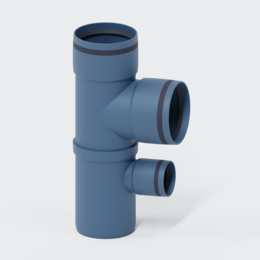 POLO-KAL XS Doppelabzweig 87,5°, vertikal