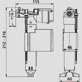 Uni-Fuellventil 510 (multiflow) G3/8x30