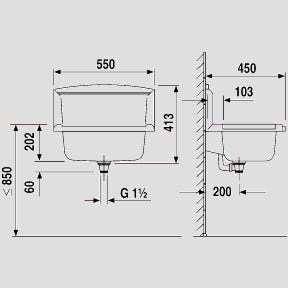 multiset Funktionsbecken weiß