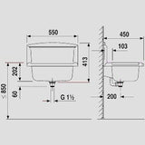 multiset Funktionsbecken weiß