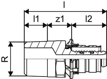 Uponor S-Press Übergangsnippel