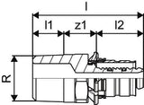 Uponor S-Press Übergangsnippel
