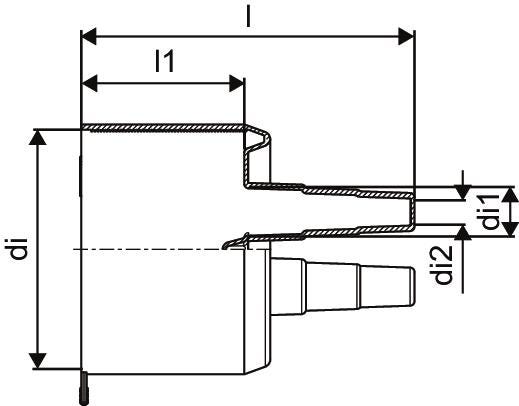 Uponor Ecoflex Gummi-Endkappe, Twin