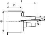 Uponor Ecoflex Gummi-Endkappe, Twin
