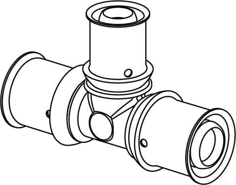 Uponor S-Press PLUS T-Stück reduziert PPSU