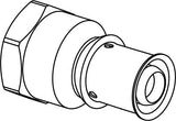 Uponor S-Press PLUS Übergangsmuffe 16-Rp1/2"FT