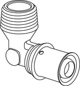 Uponor S-Press PLUS Winkelnippel