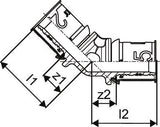 Uponor S-Press PLUS Winkel 45°