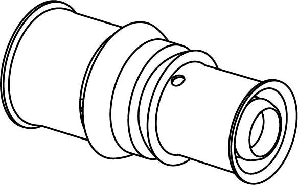 Uponor S-Press PLUS Kupplung reduziert