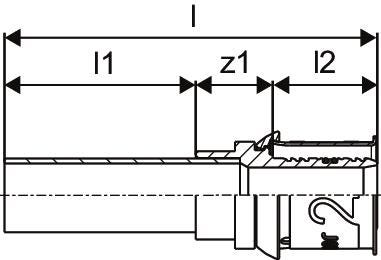 Uponor S-Press PLUS Übergang auf Kupfer
