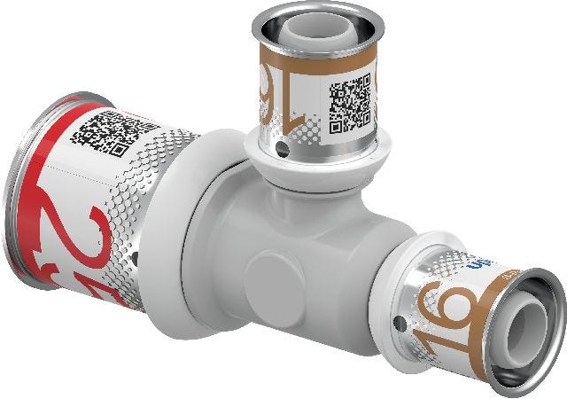 Uponor S-Press PLUS T-Stück reduziert PPSU