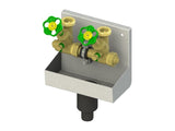 JS ATV-Station, mit steigender Spindel, DN25, oberer Ausgang 1 1/2"