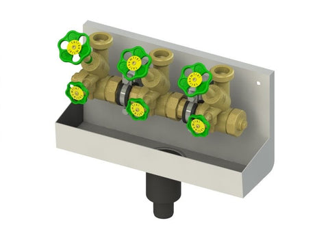 JS ATV-Station, mit steigender Spindel, DN25, oberer Ausgang 1 1/2"