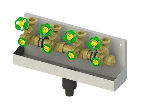 JS ATV-Station, mit steigender Spindel, DN25, oberer Ausgang 1 1/2"