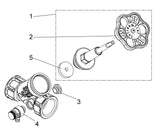 JS Freistromventil mit Muffenanschluss, mit Entleerung, mit steigender Spindel, Innengewinde, DVGW geprüft