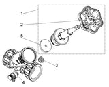 JS Freistromventil mit Muffenanschluss, mit Entleerung, mit steigender Spindel, Innengewinde, DVGW geprüft