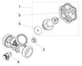 JS Freistromventil, mit Außengewinde MULTI, mit Entleerung, mit nicht steigender Spindel, Außengewinde, DVGW geprüft