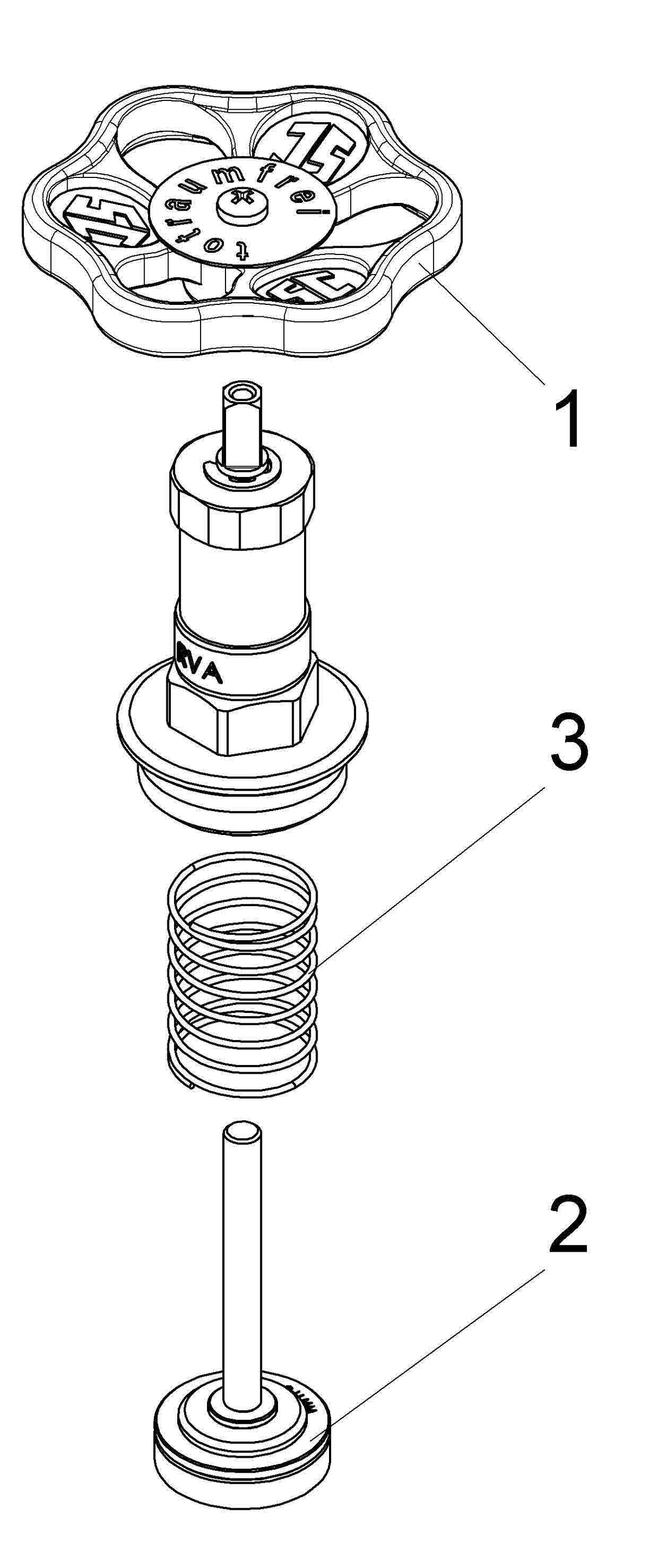 JS Fettkammer-Oberteil für KFR-Ventil, DIN 3502, mit nicht steigender Spindel, mit EPDM Dichtung