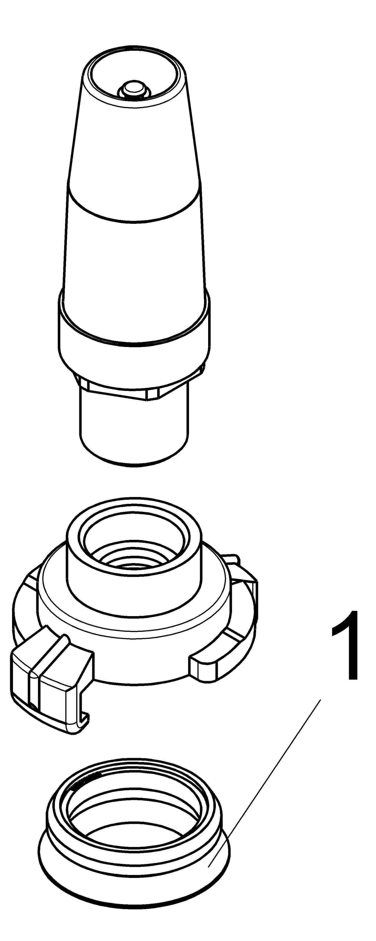 JS Gartenspritze, schwere Ausführung, mit Schnellkupplung, Messing