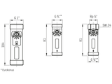 Taconova statisches Abgleichventil DN15 TacoSetter Inline 100