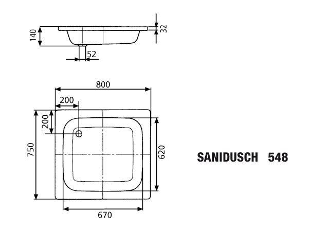 KALDEWEI SANIDUSCH, Mod.395, 396, 495, 496, 539, 540, 548, 549, 551 alpinweiß