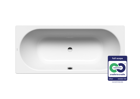KALDEWEI CLASSIC DUO Badewanne, rechteckig, Stahl-Emaille, alpinweiß
