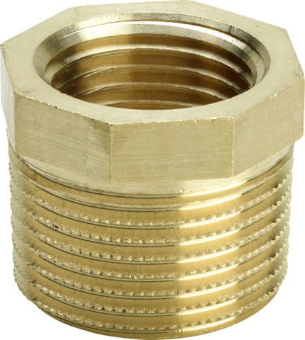 Viega Reduzierstück Rotguss, Modell 3241, R-Gewinde und Rp-Gewinde, Mehrkant, 1-teilig, Bronze, unbehandelt,