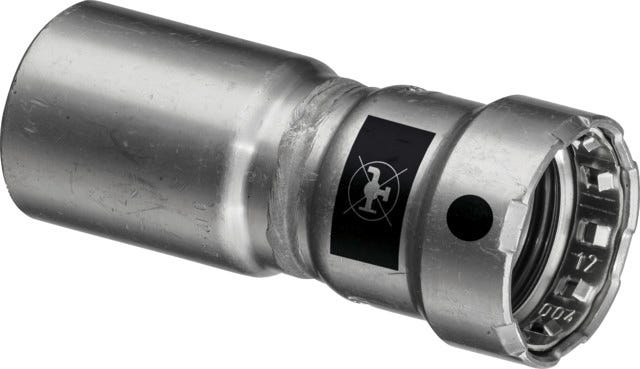 Viega Megapress-Reduzierstück mit SC-Contur Stahl unlegiert, Zink-Nickel-Beschichtung, Modell 4215.1