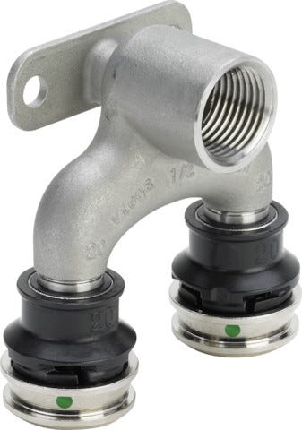 Viega Raxinox-Doppelwandscheibe mit SC-Contur Stahl nichtrostend Modell 4425.7