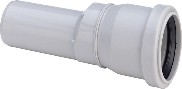 Viega Übergangsstück 4919 in 50x40mm Kunststoff grau