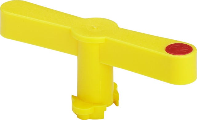 Viega Griff 4988.92 aus Kunststoff gelb