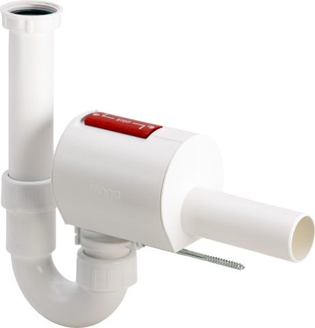 Viega Röhrengeruchverschluss Sperrfix, 4995.1 in G1 1/2 x 50x170mm Kunststoff
