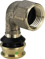 Viega Raxofix-Übergangsbogen 90° mit SC-Contur Siliziumbronze, Modell 5314.11