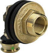 Viega Raxofix-Wanddurchführung mit SC-Contur Siliziumbronze, Modell 5332.11 d: 16 Rp: ½ G: ¾ L: 18