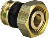 Viega Raxofix-Anschlussverschraubung mit SC-Contur für Eurokonus, Messing, Modell 5381 d: 16 G: ¾