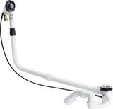 Viega Multiplex Trio-Ab-/Überlauf Funktionseinheit Modell 6161 DN: 40/50 mit Ablaufloch-Ø 52 für Badewanne